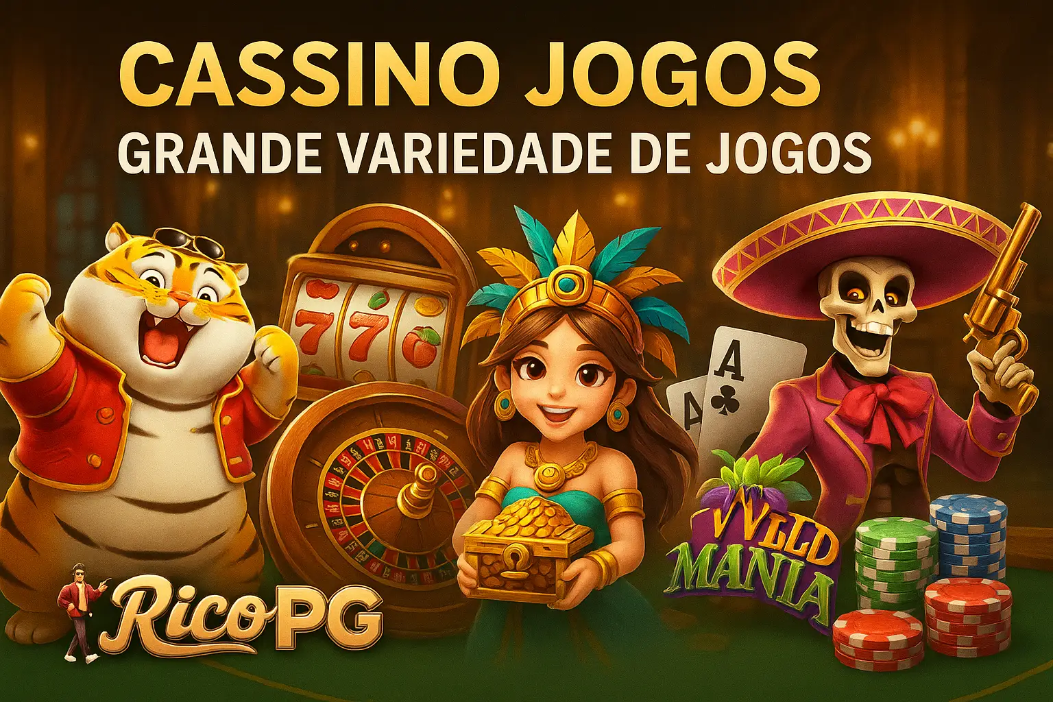 Jogos de cassino online inovadores e emocionantes na RICOPG
