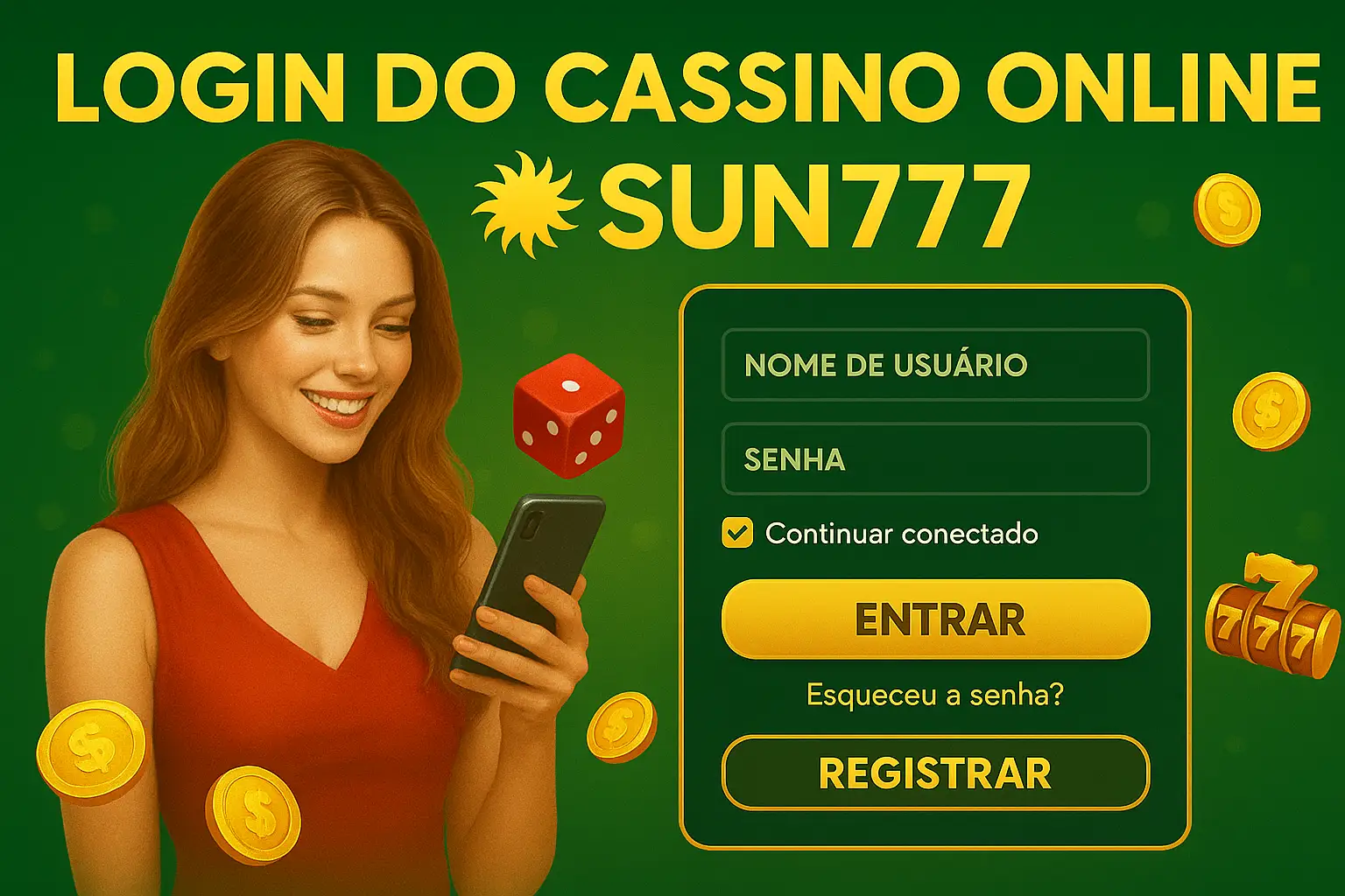 Login no Cassino SUN777