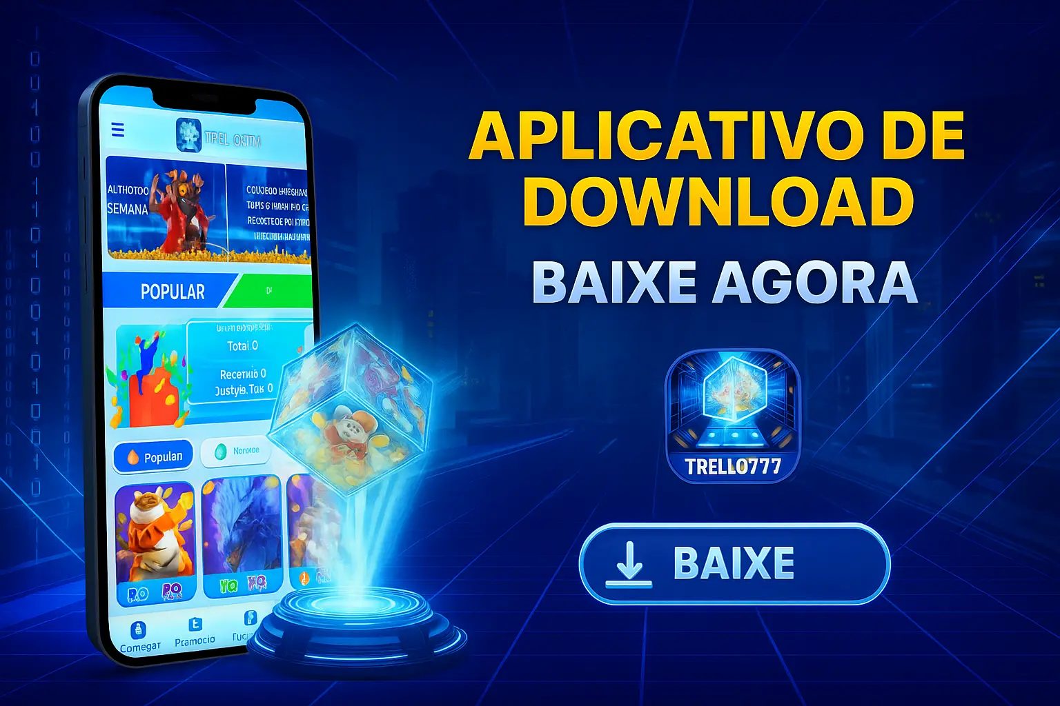 Baixar o TRELLO777 Cassino App