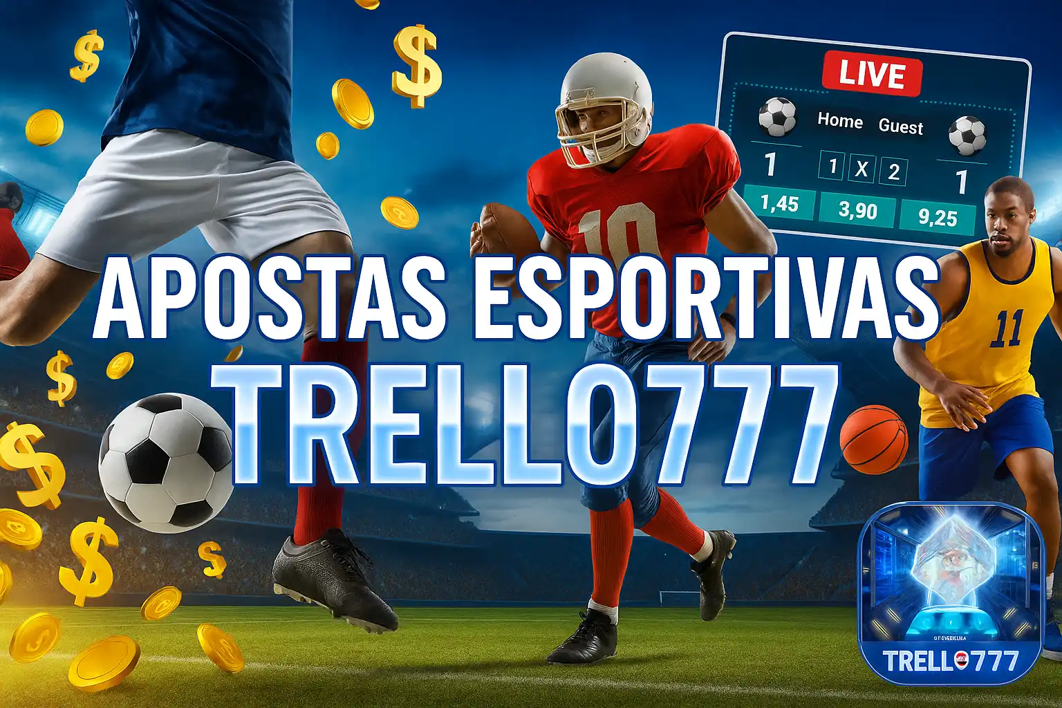 Apostas esportivas no cassino online TRELLO777