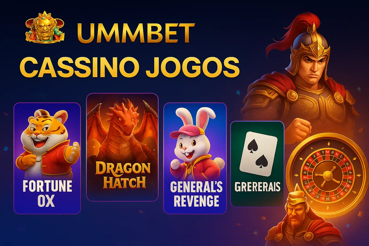 Jogos de cassino online inovadores e emocionantes na UMMBET