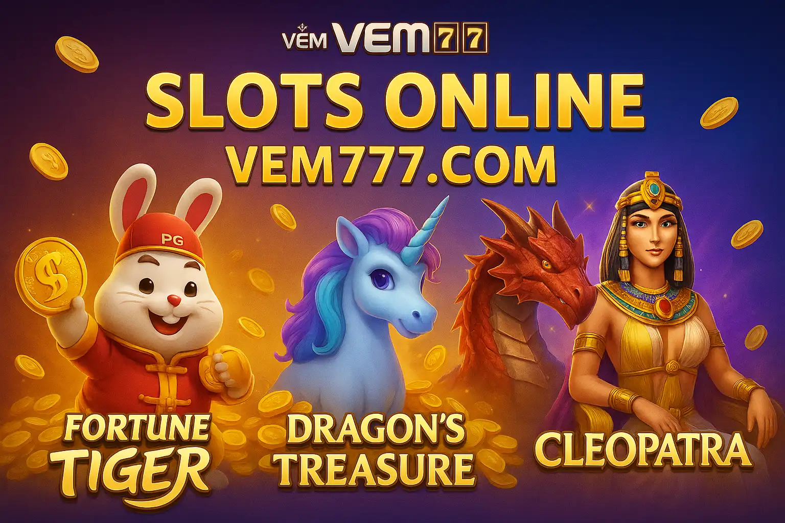 Jogos de Slot no Casino Online VEM777.COM