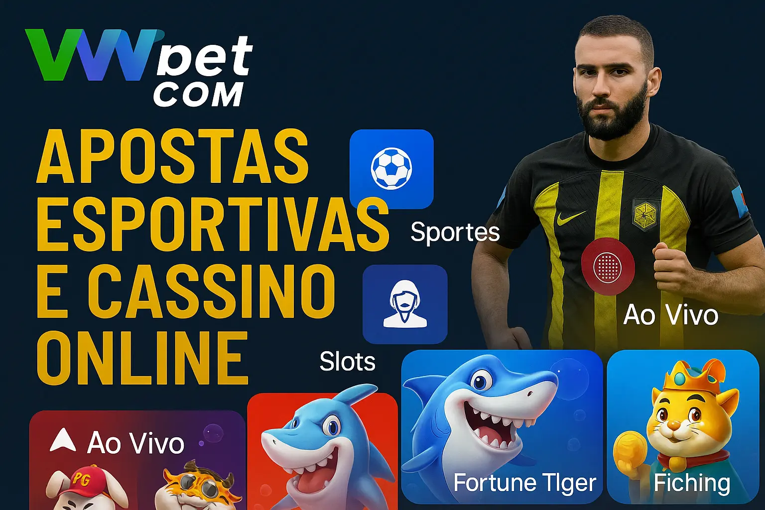 Aposte em apostas esportivas no cassino online VWBET.COM