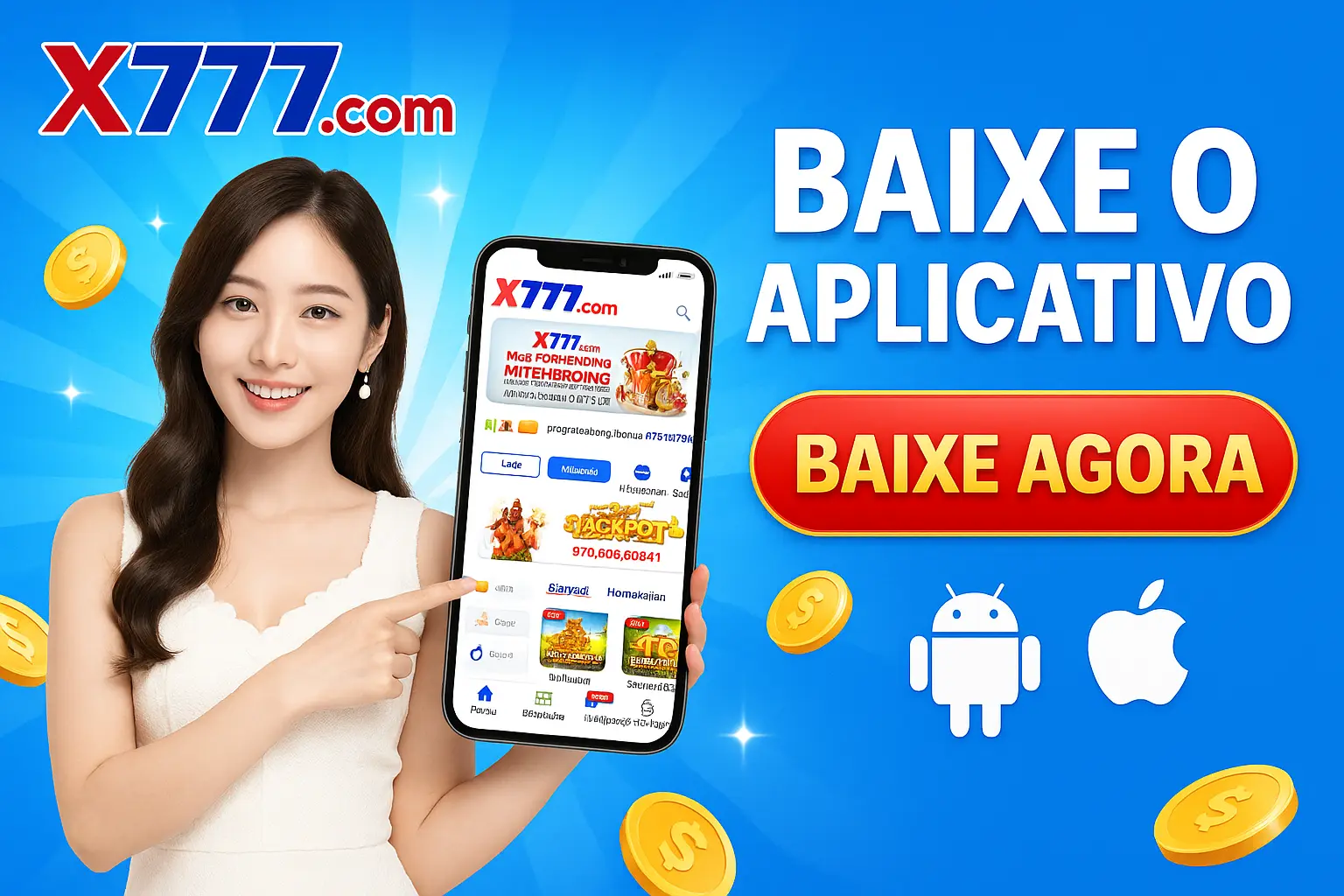 Baixar o X777 Cassino App