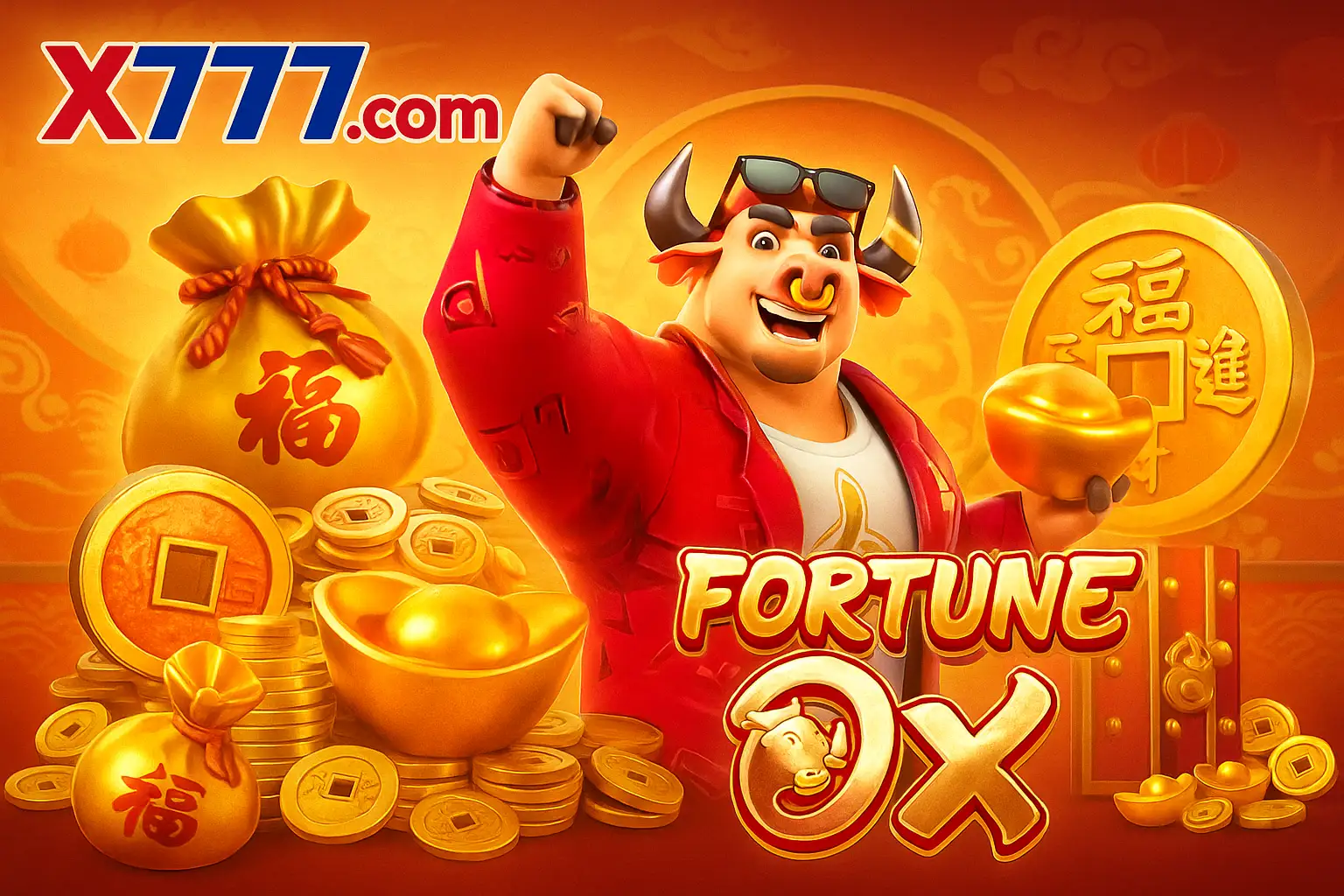Fortune Ox no X777 - Aposte Agora e Reivindique Seus Ganhos