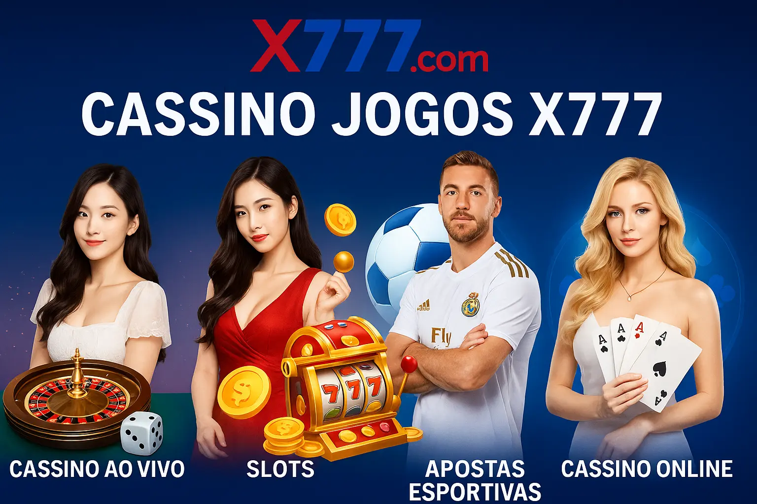 Jogos de cassino online inovadores e emocionantes na X777