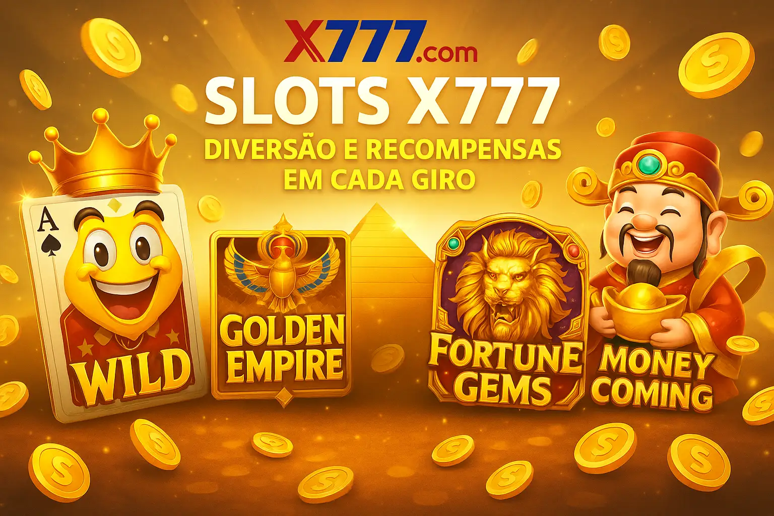 Explore o mundo das slot machines no X777 Casino