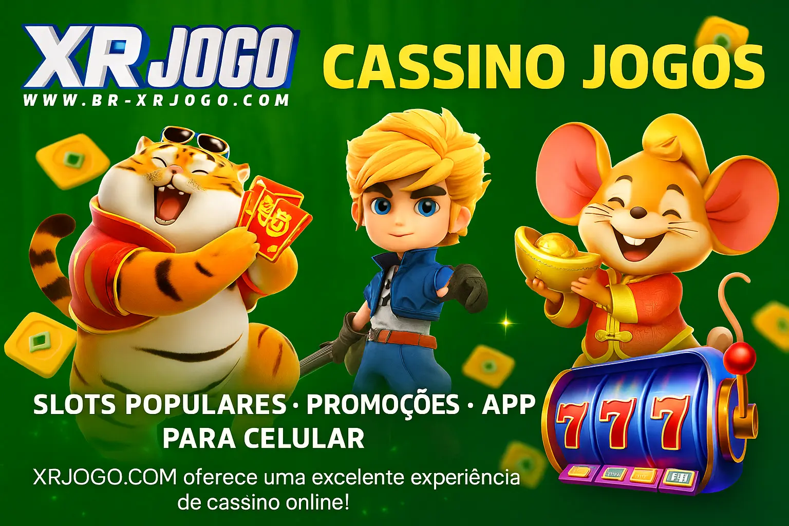 Jogos de cassino online inovadores e emocionantes na XRJOGO.COM